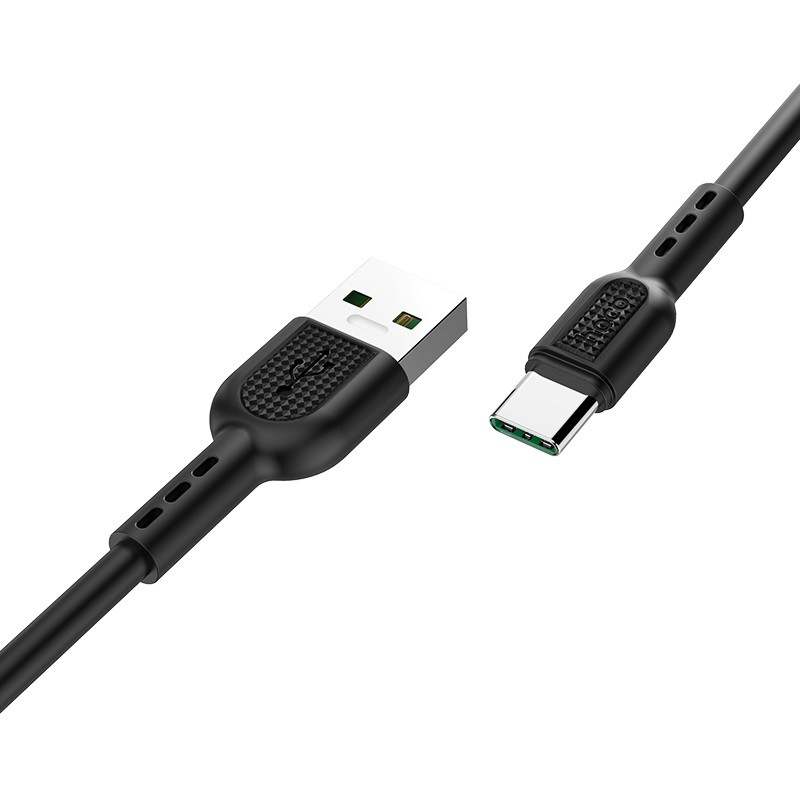 

Дата кабель Hoco X33 Surge USB to Type-C (1m) (Чорний)