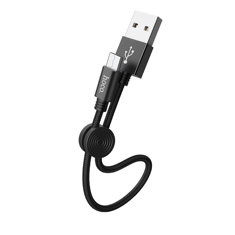 

Дата кабель Hoco X35 Premium USB to MicroUSB (0,25m) (Чорний)