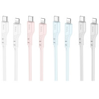 Дата кабель Hoco X97 Crystal color Type-C to Lightning 20W (1m)
