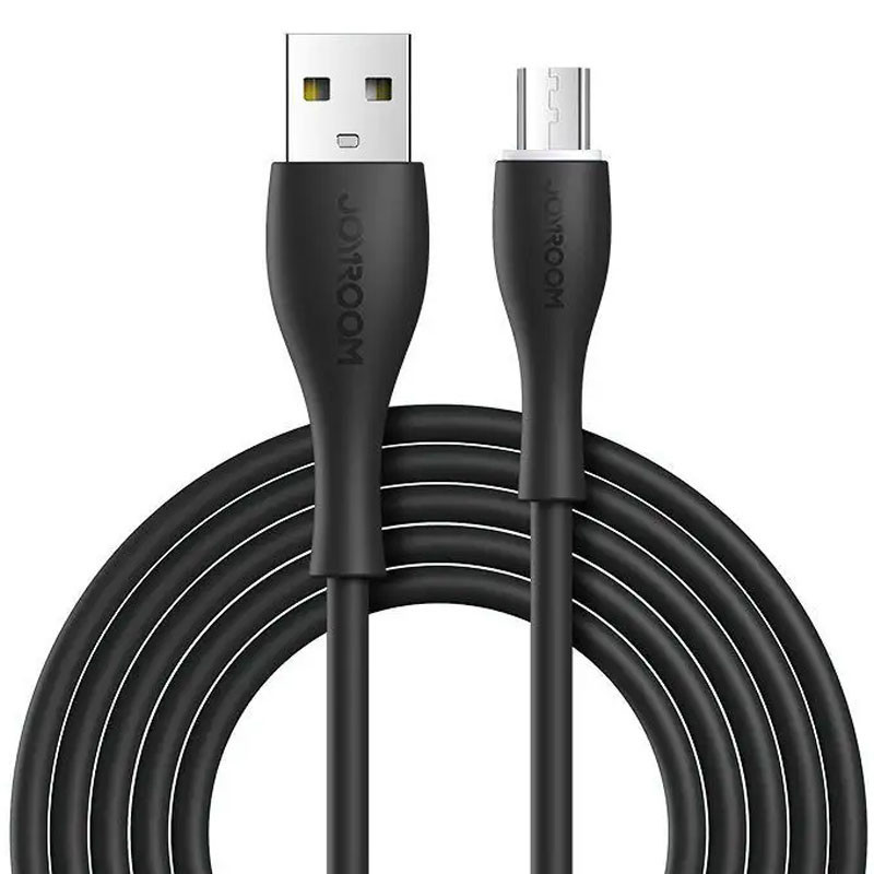 

Дата кабель Joyroom S-1030M8 USB to MicroUSB 2.4A (1m) (Чорний)