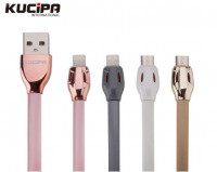 

Дата кабель Kucipa K120 хром плоский USB to Lightning (2.5A) (100см)