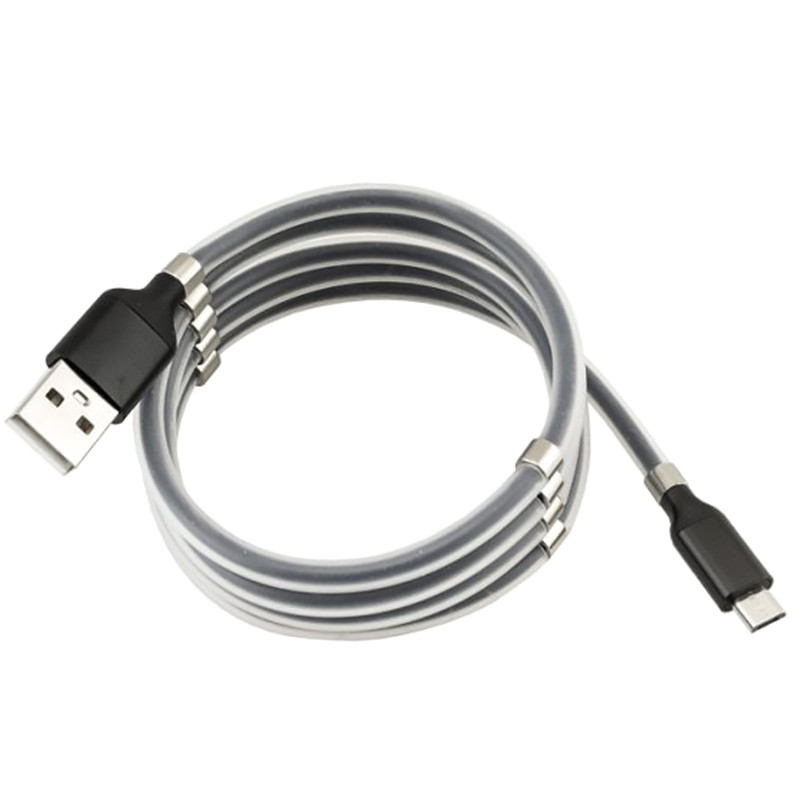 

Дата кабель Magnetic-ring USB to MicroUSB (Чорний)