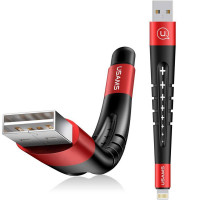 

Дата кабель USAMS SJ198 3in1 USB to Lightning (0.12m) (Charging+Holder+Stylus)