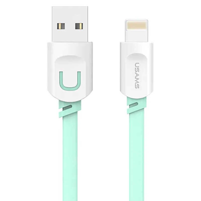 

Дата кабель Usams US-SJ007 U-Trans USB to Lightning (0.25m) (Бірюзовий)