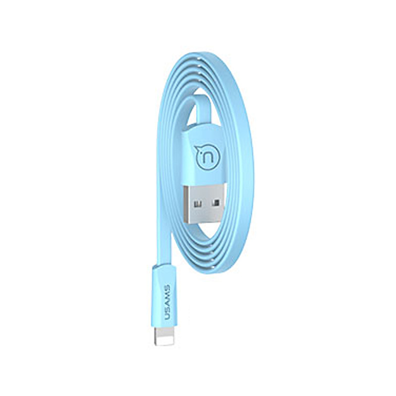 

Дата кабель USAMS US-SJ199 USB to Lightning 2A (1.2m) (Голубой)