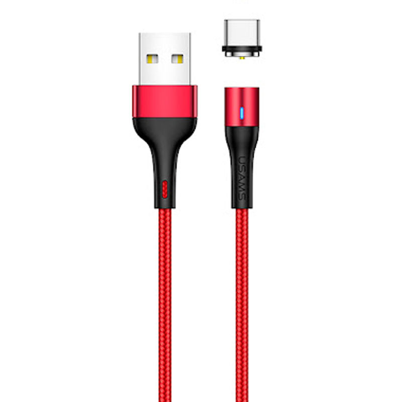 

Дата кабель USAMS US-SJ337 U29 Magnetic USB to Type-C (2m) (Червоний)