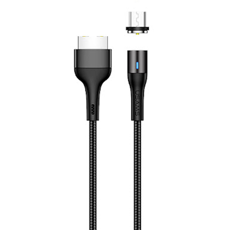 

Дата кабель USAMS US-SJ338 U29 Magnetic USB to MicroUSB (2m) (Чорний)