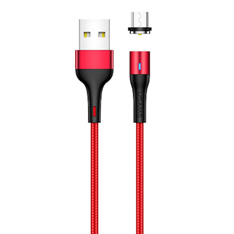 

Дата кабель USAMS US-SJ338 U29 Magnetic USB to MicroUSB (2m) (Червоний)