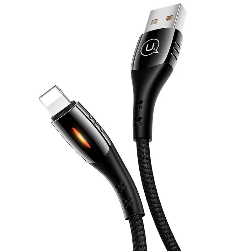 

Дата кабель USAMS US-SJ344 Smart Power-off Lightning Cable U-Tone (1.2m) (Чорний)