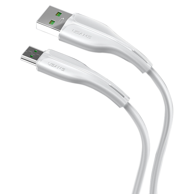 

Дата кабель Usams US-SJ375 U38 Micro 4A Fast Charging & Data Cable 1m (Білий)