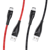 Дата кабель Usams US-SJ395 U41 Type-C Braided Data and Charging Cable 2m