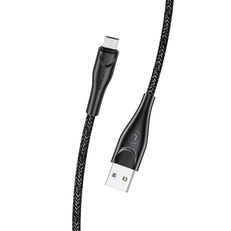 

Дата кабель Usams US-SJ399 U41 Micro Braided Data and Charging Cable 3m (Чорний)