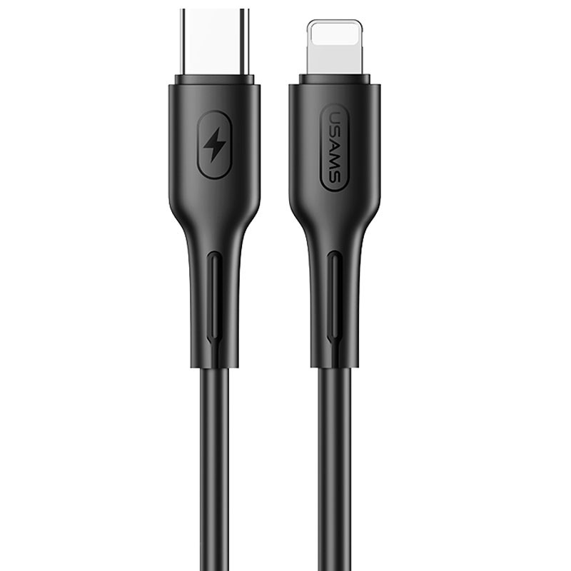 

Дата кабель USAMS US-SJ406 U43 Type-C to Lightning PD Fast Charging (1.2m) (Чорний)