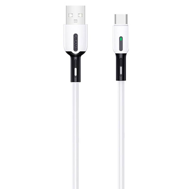 

Дата кабель Usams US-SJ433 U51 Silicone USB to Type-C (1m) (Білий)