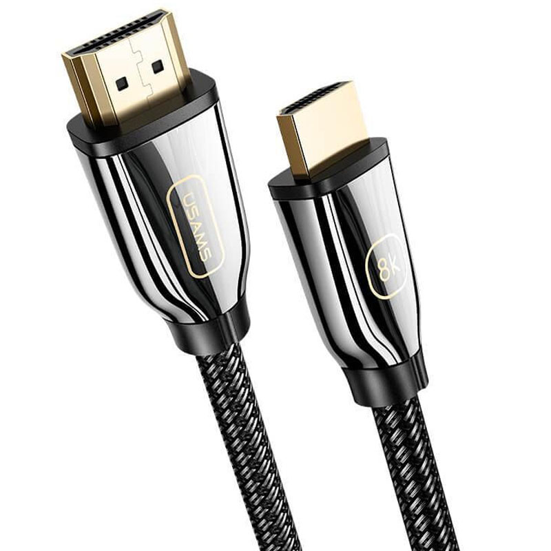 

Дата кабель USAMS US-SJ498 U67 HDMI 8K Ultra HD to HDMI 2.1 (3m) (Чорний)