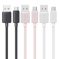 Дата кабель Usams US-SJ690 Striped KY Ser. USB to MicroUSB 2A (1m)