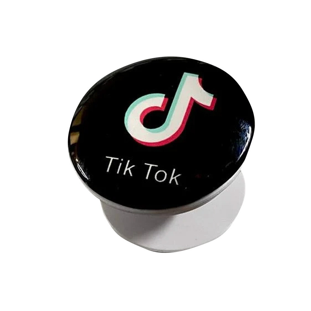 

Держатель для телефона Glass Logo TikTok / Черный (163042)