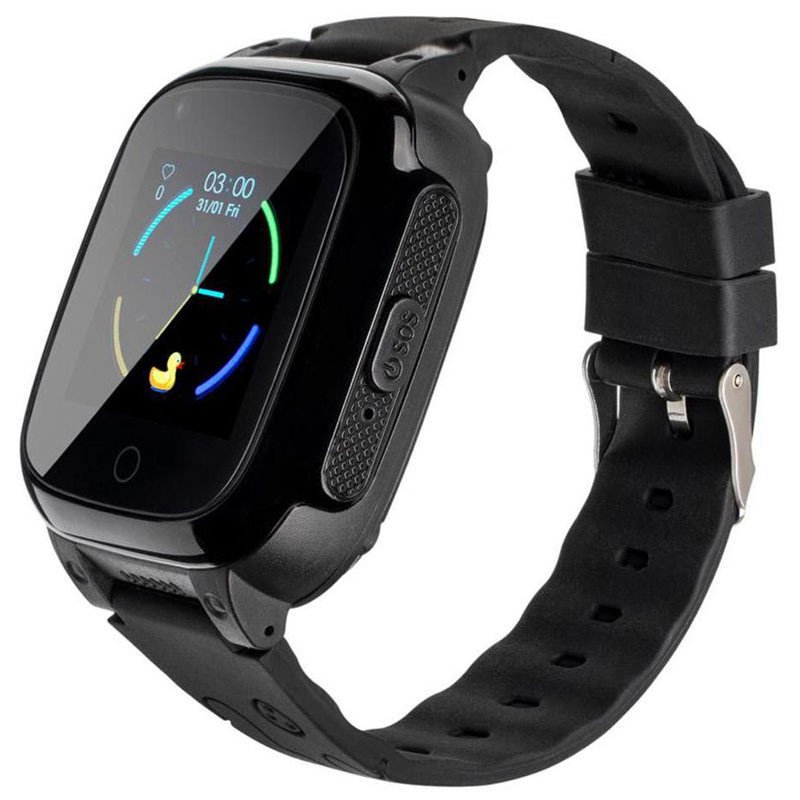 

Дитячий cмарт-годинник з GPS трекером Gelius Pro Care GP-PK004 (Чорний)