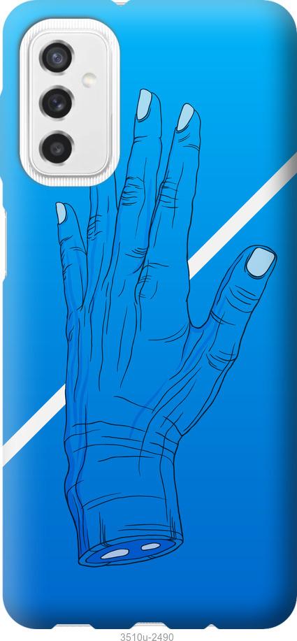 

Чехол на Samsung Galaxy M52 M526B Синий, Рука, Линия, Градиент, Зомби, Глубина