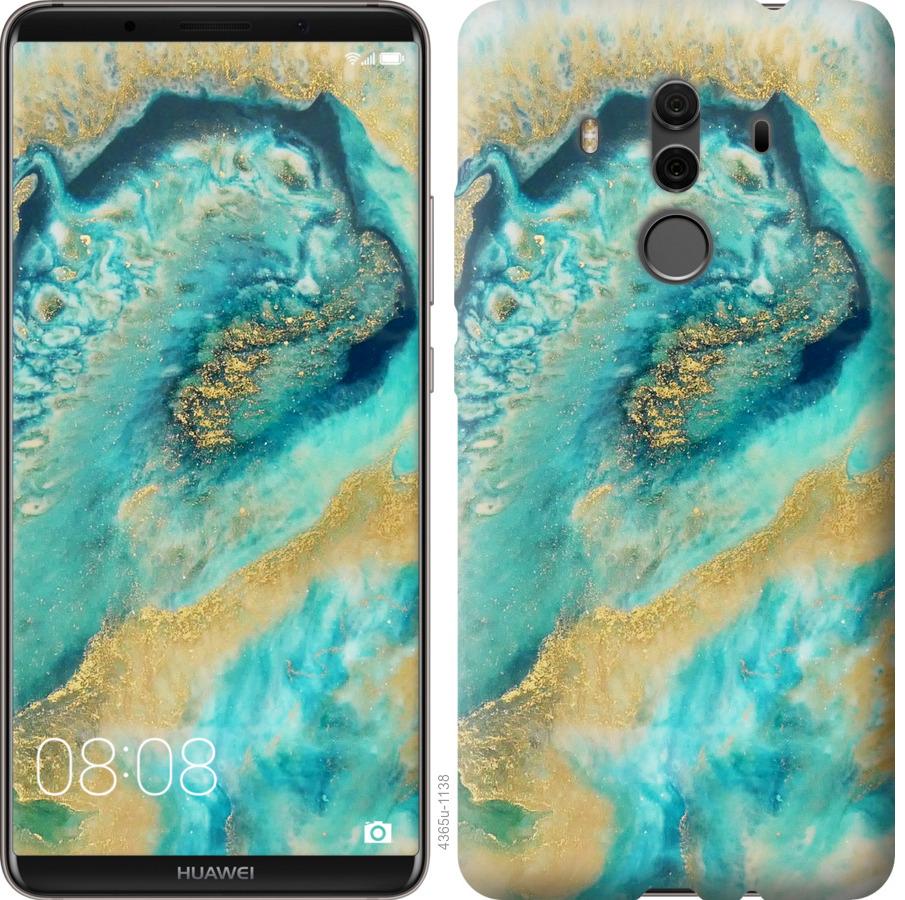 

Чехол на Huawei Mate 10 Pro Green marble