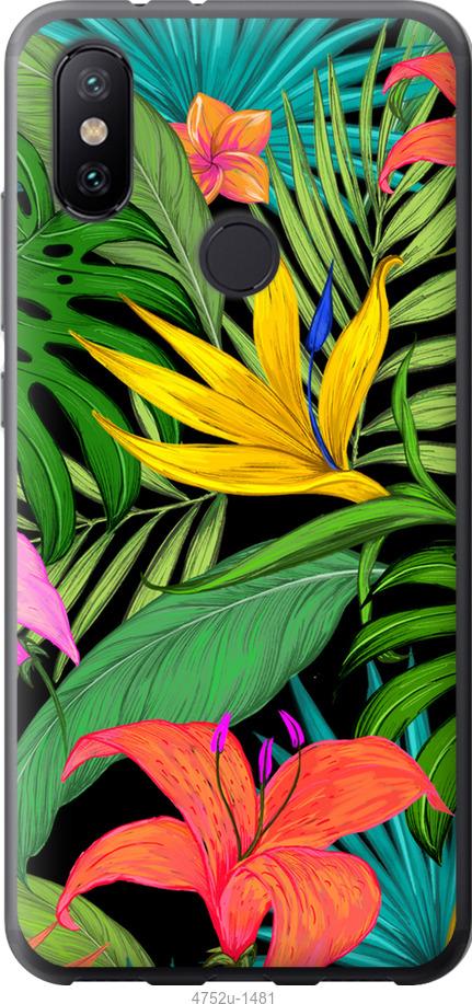 

Чохол на Xiaomi Mi Mix 3 Тропічні листя 1