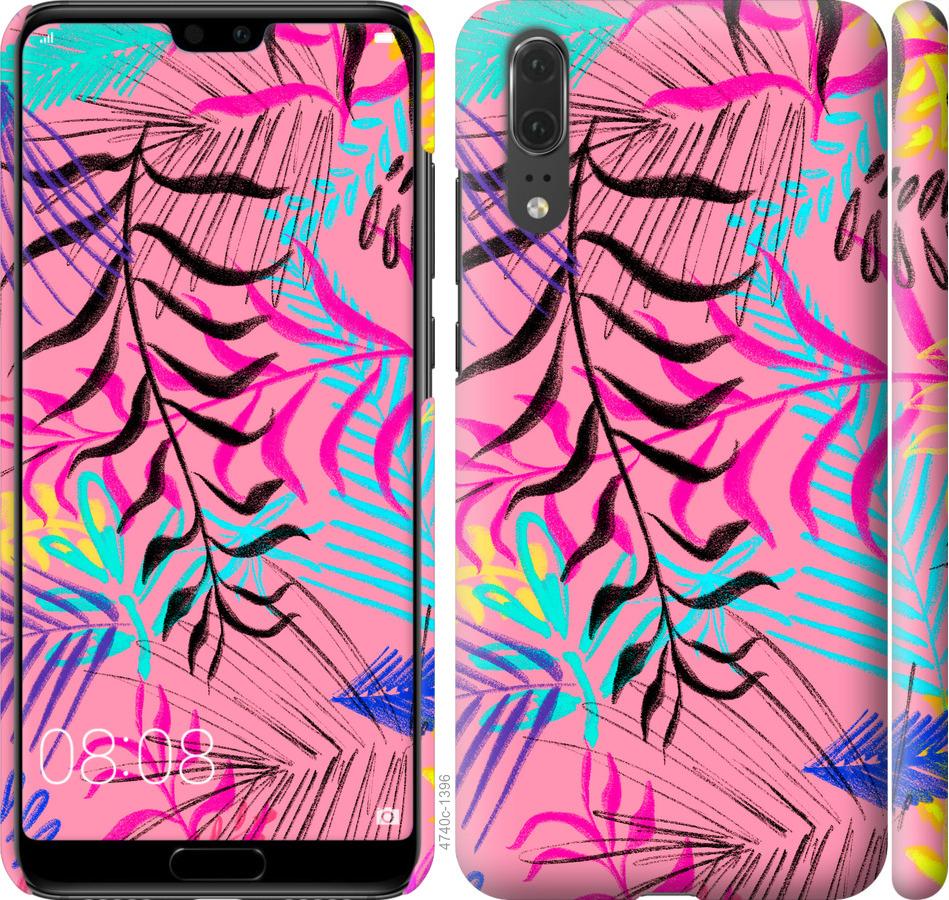 

Чохол на Huawei P20 Рослинний візерунок 2