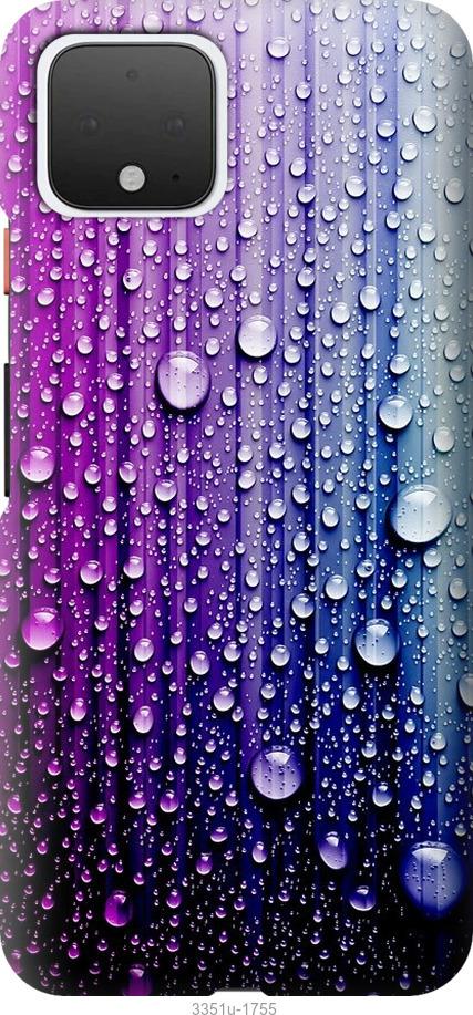 

Чехол на Google Pixel 4 Капли воды