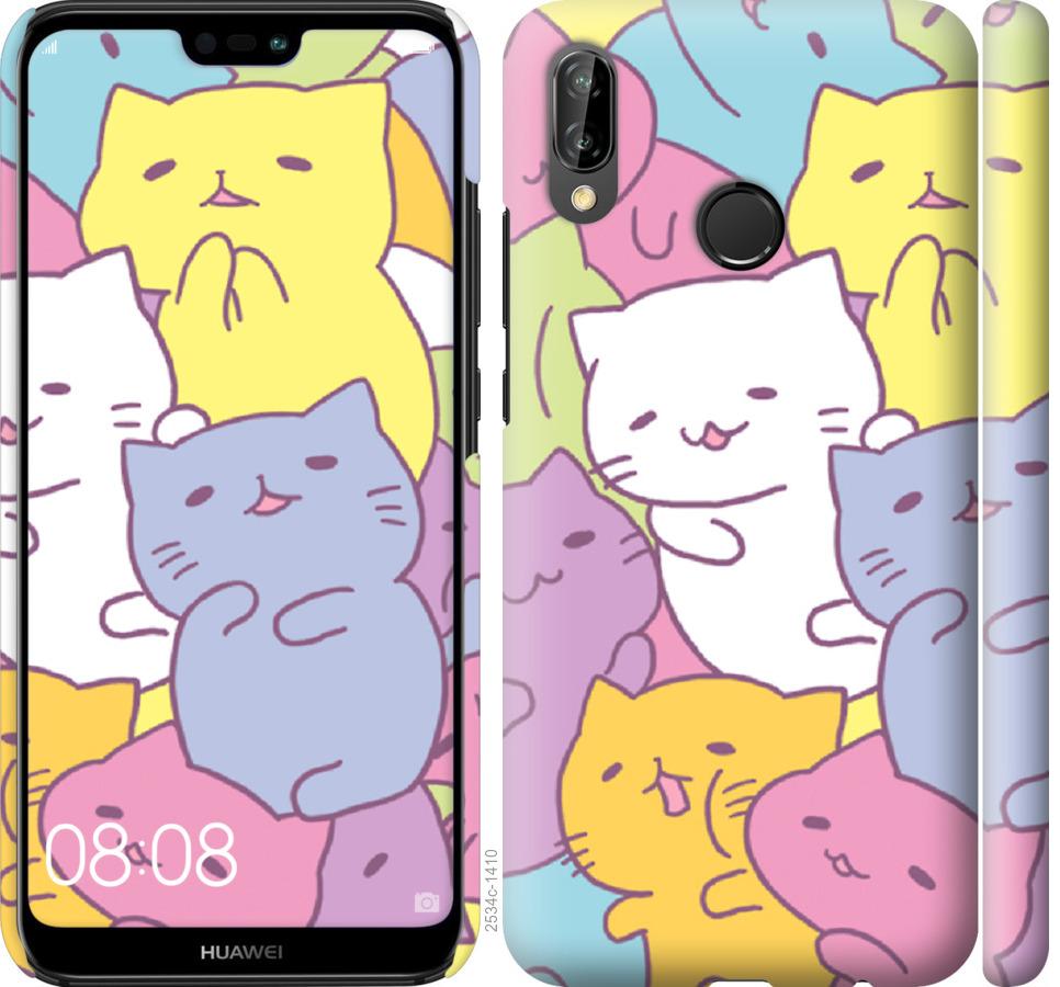 

Чехол на Huawei P20 Lite Котики
