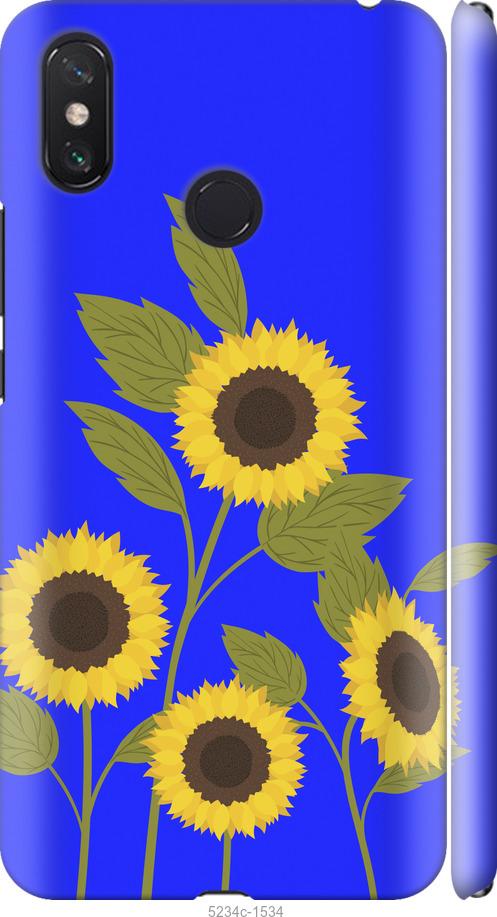 

Чохол на Xiaomi Mi Max 3 Подсолнухи v2