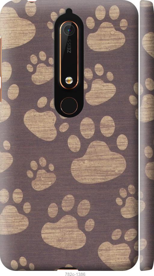 

Чехол на Nokia 6 2018 Следы тигра