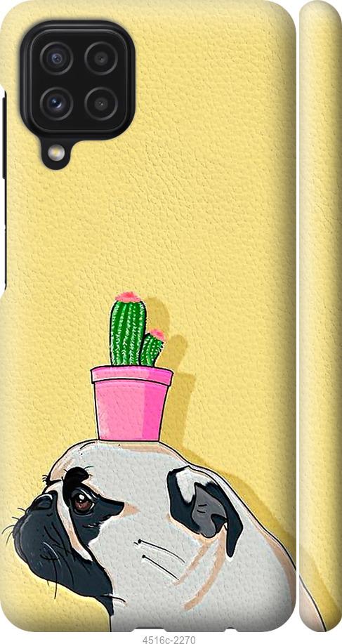 

Чохол на Samsung Galaxy A22 A225F Мопс з кактусом