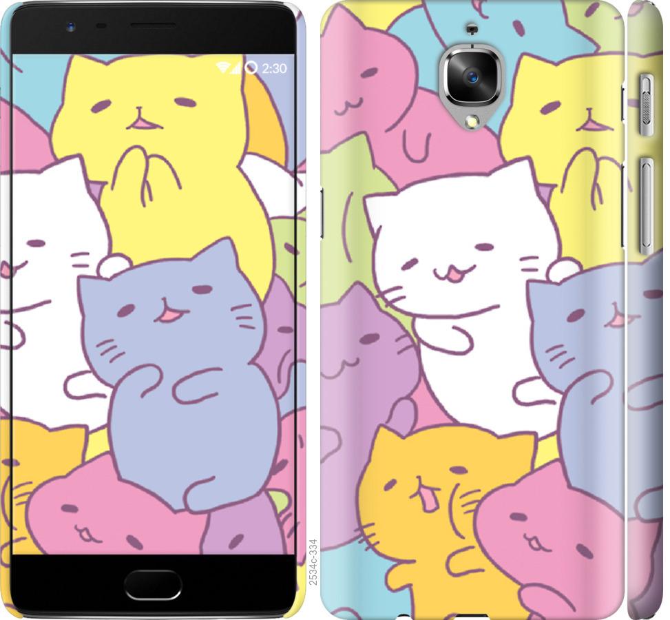 

Чехол на OnePlus 3T Котики