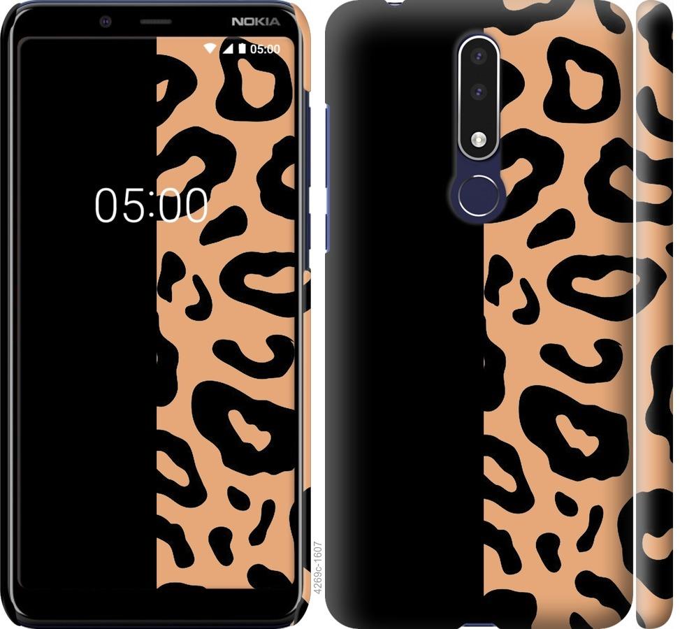

Чохол на Nokia 3.1 Plus Плями леопарда