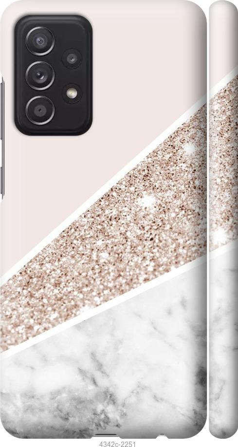 

Чехол на Samsung Galaxy A52 Пастельный мрамор