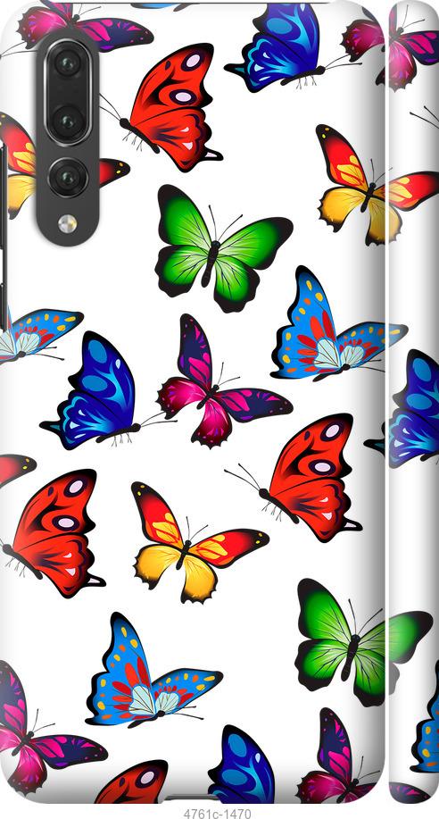 

Чехол на Huawei P20 Pro Красочные мотыльки