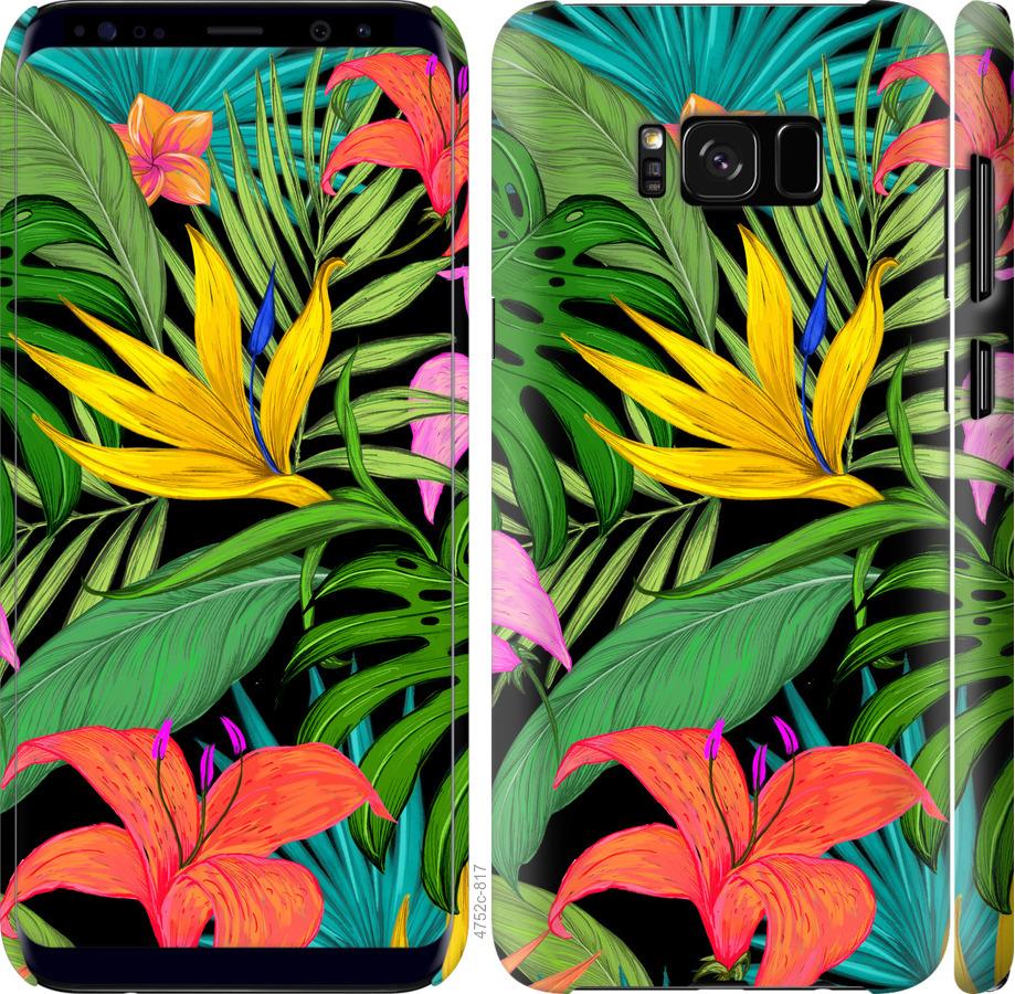 

Чохол на Samsung Galaxy S8 Plus Тропічні листя 1