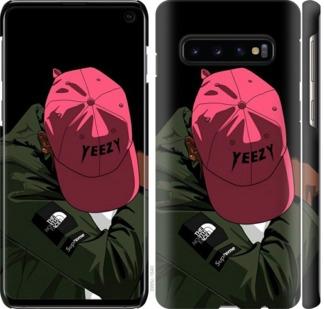 Чехол на Samsung Galaxy S10 logo de yeezy