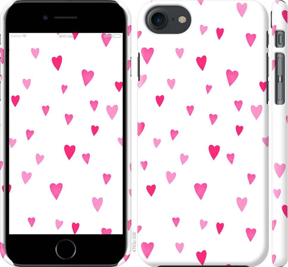 Чехол на iPhone 7 Сердечки 2