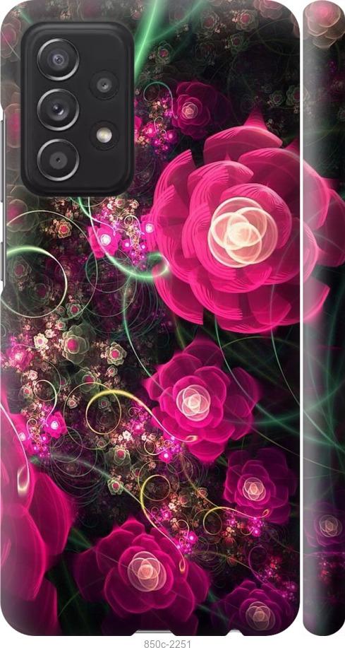 Чехол на Samsung Galaxy A52 Абстрактные цветы 3