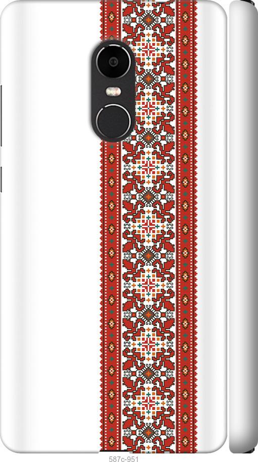 

Чехол на Xiaomi Redmi Note 4X Вышиванка 19