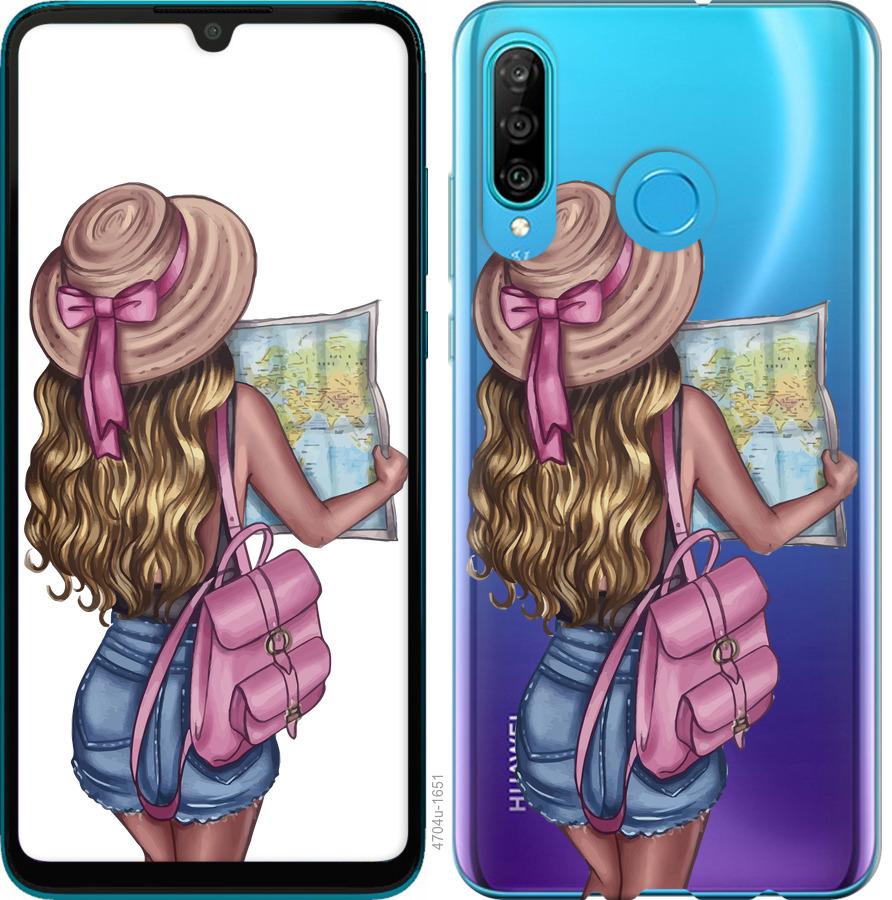 

Чохол на Huawei Honor 10i Дівчина з картою