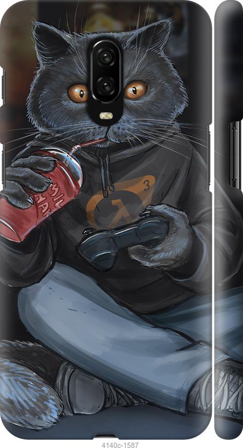 

Чехол на OnePlus 6T gamer cat