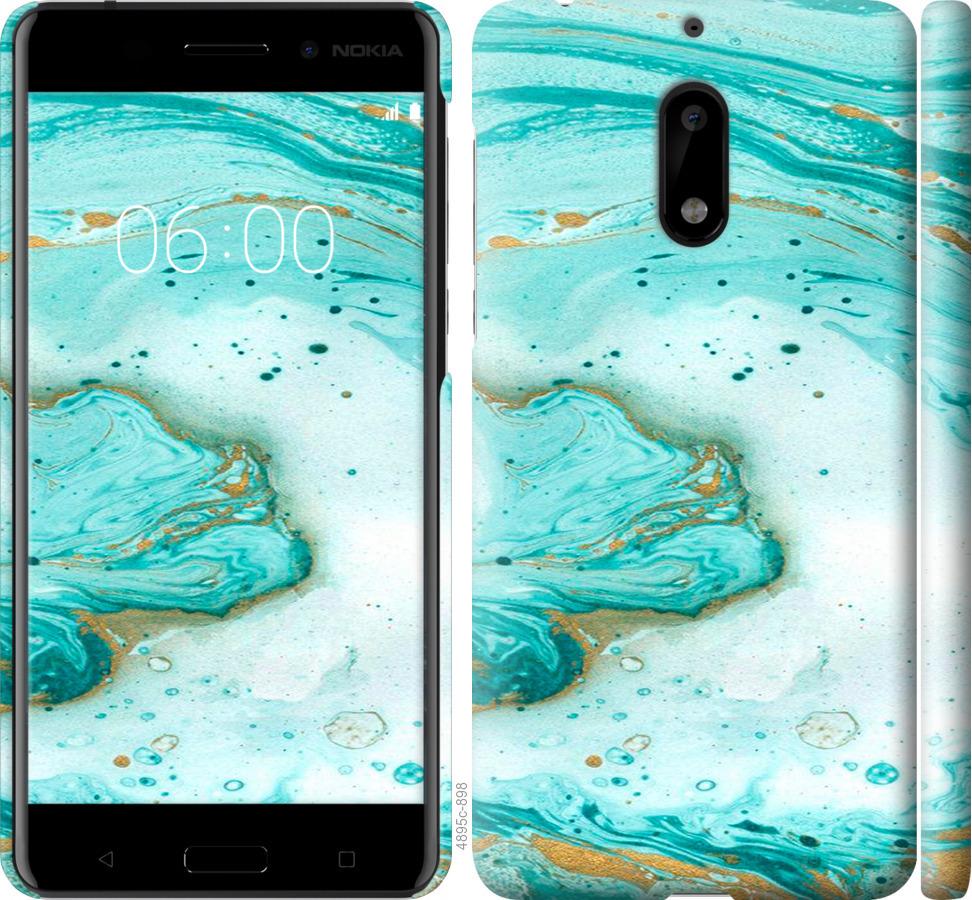 

Чехол на Nokia 6 Мраморный