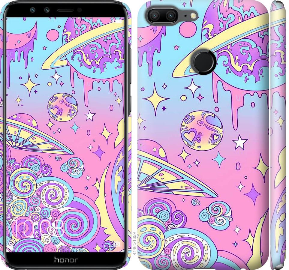 

Чохол на Huawei Honor 9 Lite Рожева галактика