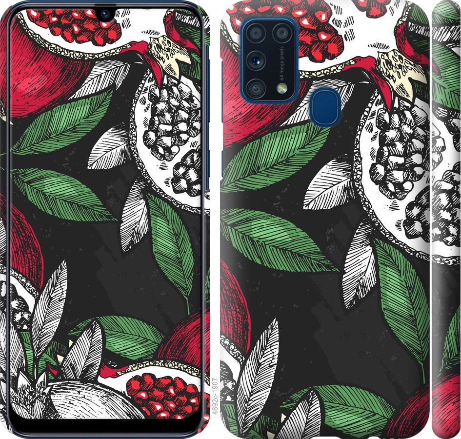 Чехол на Samsung Galaxy M31 M315F Гранат