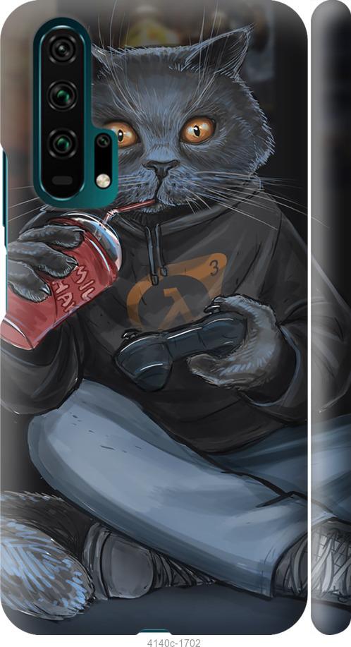 

Чехол на Huawei Honor 20 Pro gamer cat