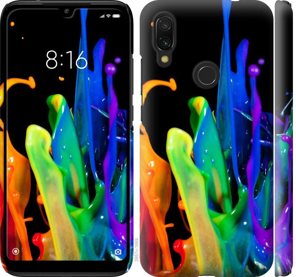 

Чохол на Xiaomi Redmi 7 бризки фарби