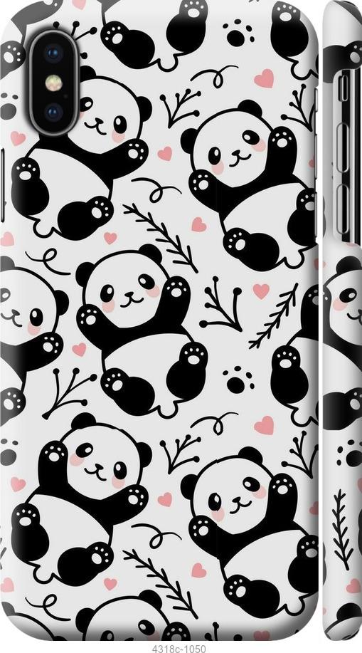 

Чехол на iPhone XS Панды