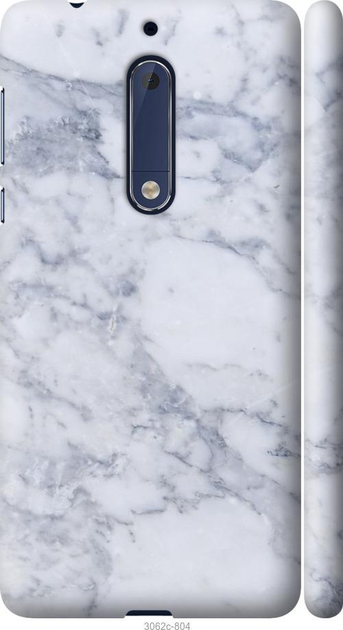 

Чехол на Nokia 5 Голубой мрамор