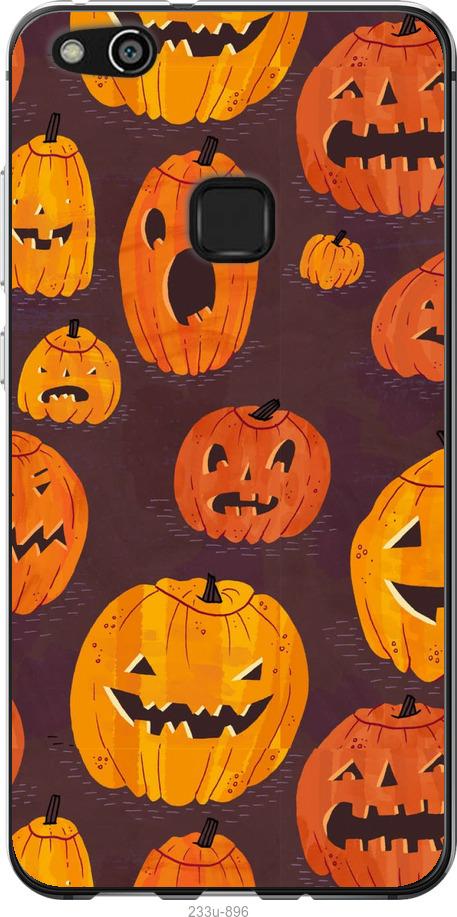

Чехол на Huawei P10 Lite Тыквы на Хеллоуин
